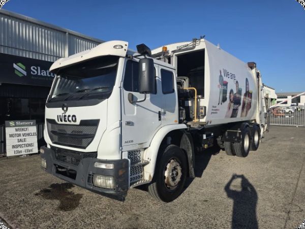 2016 Iveco Acco 6x4 Garbage Rear Load (Auto) (Cummins) (Ex Council) image