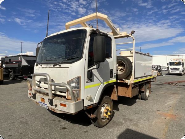 2011 Isuzu NPS 300 4x4 Tray Truck image