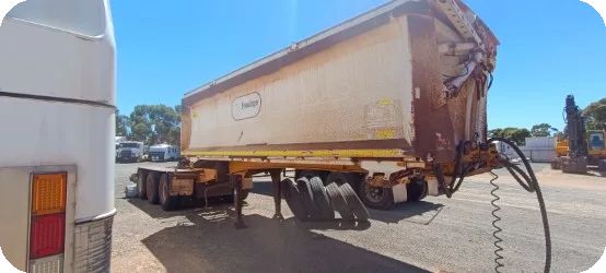 2014 Kennedy Tri-Axle Side Tipper Trailer (KALGOORLIE) image