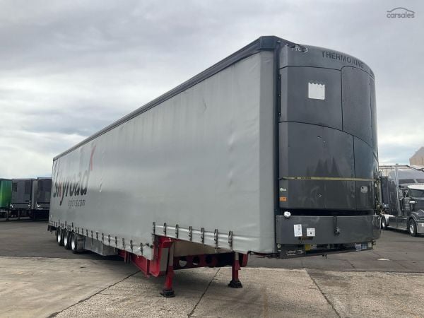 2019 Vawdrey VB-S3 Drop Deck Refrigerated Curtainside Trailer image