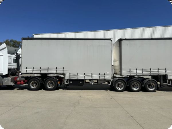 2015 Vawdrey VB-S3 Drop Deck Tri-Axle Curtainsider A Trailer With Mezzanine image