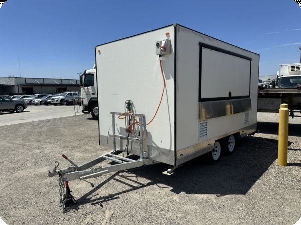 2021 Food Van TK-666 Dual-Axle Catering Trailer image