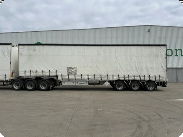 2006 Vawdrey VB-S3 Tri-Axle Drop Deck Curtainside B Trailer With Mezzanine image
