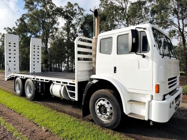 2010 IVECO ACCO 2350F, NEW SAMMUT 7.2M BEAVERTAIL BODY, CUMMINS 340HP, AUTO image