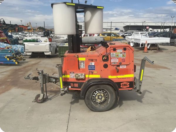 2014 Morris SMC Single Axel Light Tower Trailer image