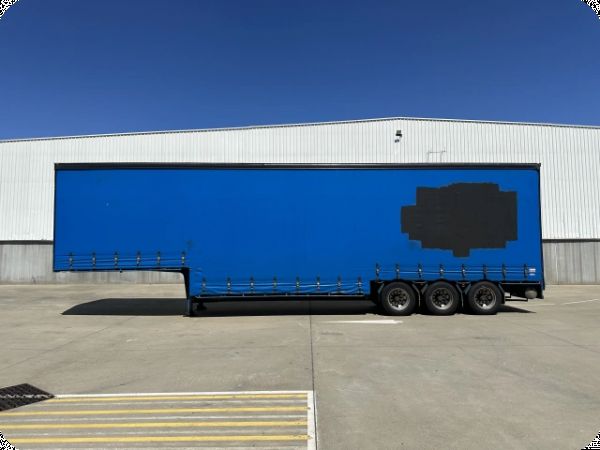 2010 Vawdrey VB-S3 Tri-Axle Double Drop Curtainsider B Trailer with Mezzanine image