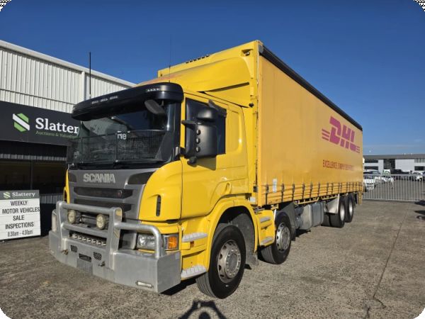2016 Scania P 360 8x2 Curtainsider (Auto) (16 Pallet) (33.2T GVM) image