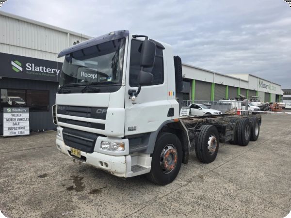 2011 DAF CF 75.310 8x4 Cab Chassis (Auto) (27.5T GVM) image