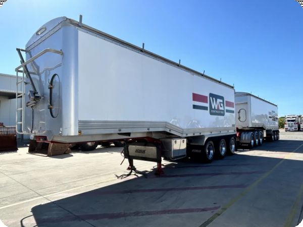 2022 Robuk Tri Axle B-Double Drop Deck Tipper Set & 2022 Robuk Tri Axle Dolly image