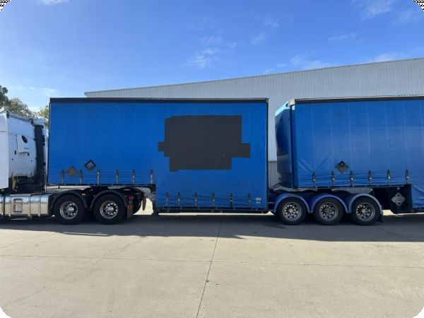 2014 Vawdrey VB-S3 Tri-Axle Drop Deck Curtainside A Trailer With Mezzanine image