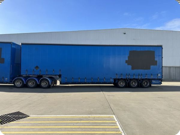 2014 Vawdrey VB-S3 Tri-Axle Drop Deck Curtainside B Trailer With Mezzanine image