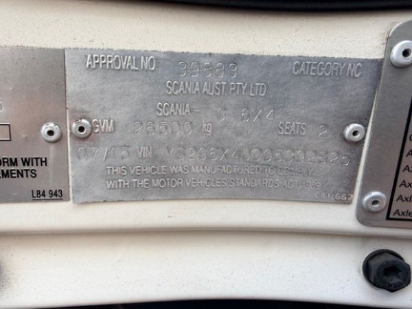 2015 Scania G480 Primemover 480 HP image