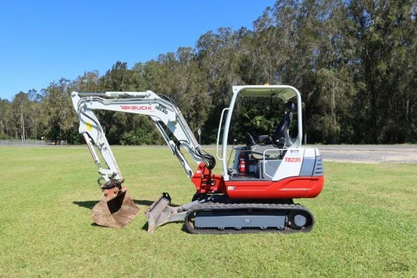 2021 Takeuchi TB235 Open Canopy Excavator image
