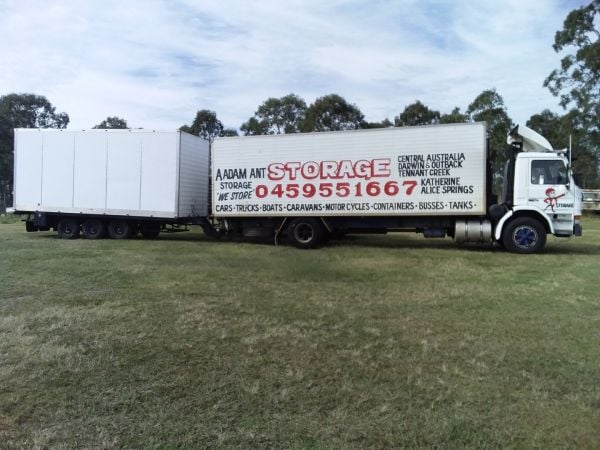 SCANIA REMOVALIST TRUCK | WITH DOG TRAILER image