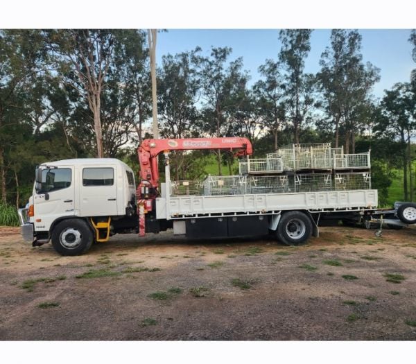 Hino Crew Cab Crane Truck image