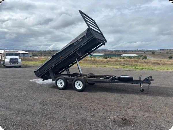 2017 PBL 6x12 Hydraulic Tipper Dual Axle Box Trailer image
