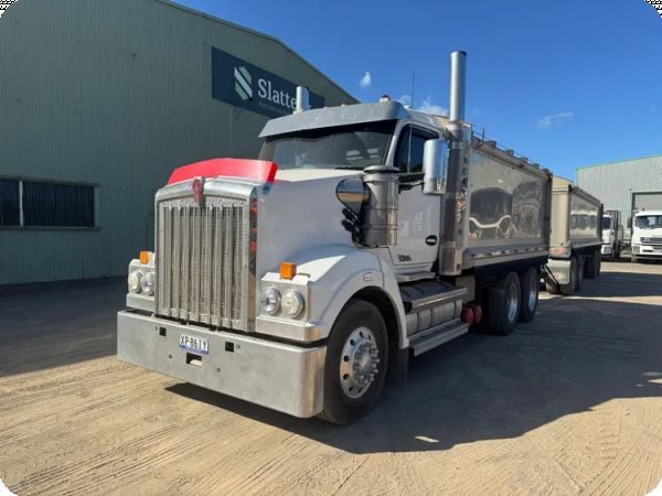 2019 Kenworth T610SAR (6x4) Tipper & 2019 BTE Dog4 Tipper Dog Trailer image
