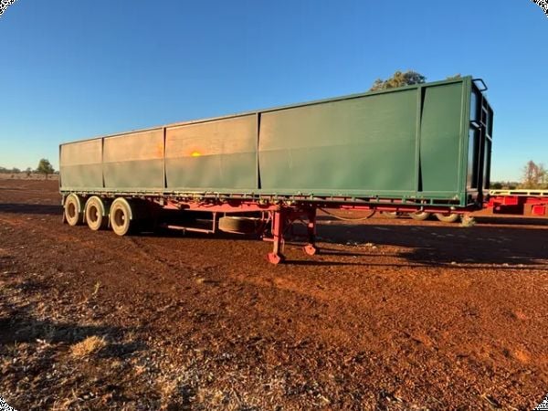 1995 Lusty Tri-Axle Convertible Grain Tipper/Flat Top image