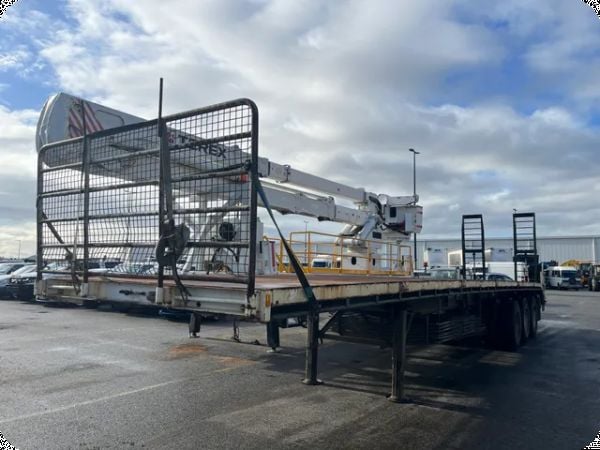 1979 Custom Flat Deck Trailer with Ramps Tri-Axle image
