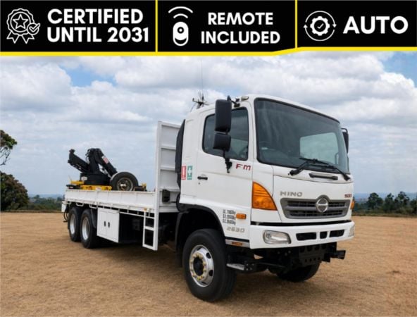 2010 HINO FM1ARKG AUTO Crane Truck image