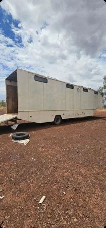 Single Axle 43ft Stock Camp Trailer image