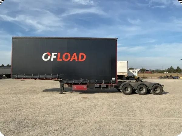 2004 Maxitrans ST3 Drop Deck A Curtainsider Trailer image