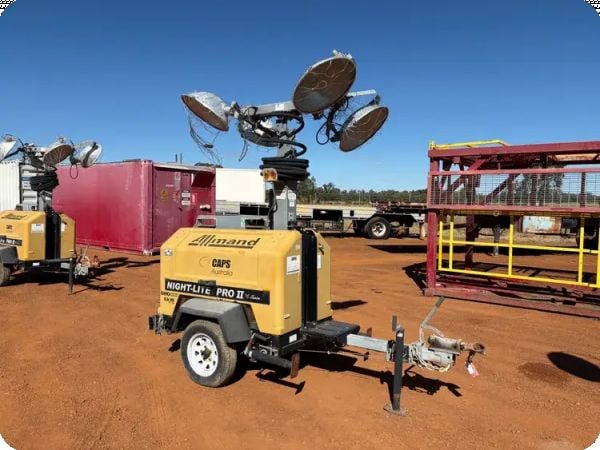 2013 Allmand Single Axle Lighting Tower Trailer image