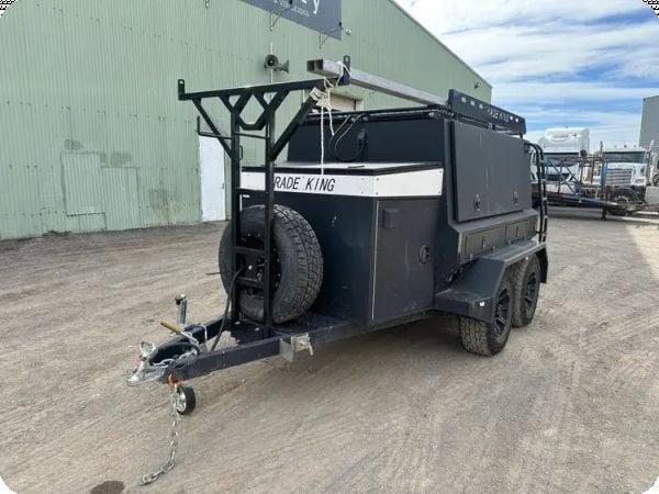 2024 Unique Custom Trailers 8x5 Builders Trailer Dual Axle image