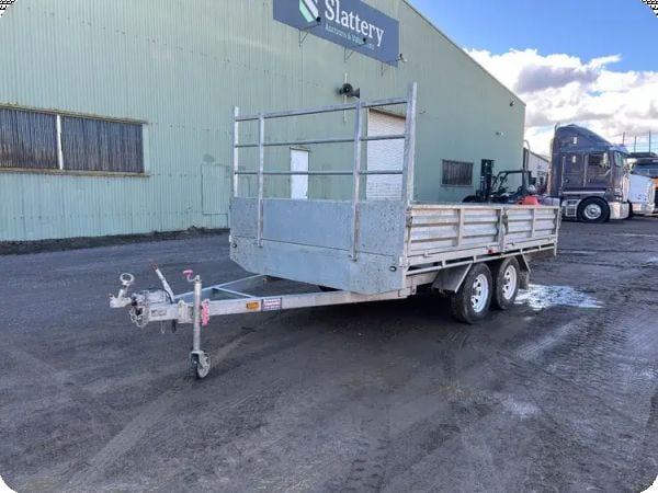 2022 Bonanza Trailers 12X7 FT2 Dual Axle image