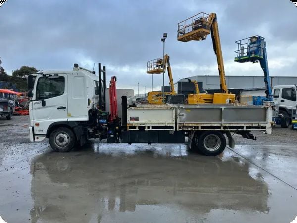 2019 Hino FD500 1124 4x2 Tipper With Crane (Council Asset) (Auto) image