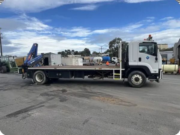 2015 Isuzu FVR 1000 4x2 Crane Tray Truck (Council Asset) **Located Leongatha** image