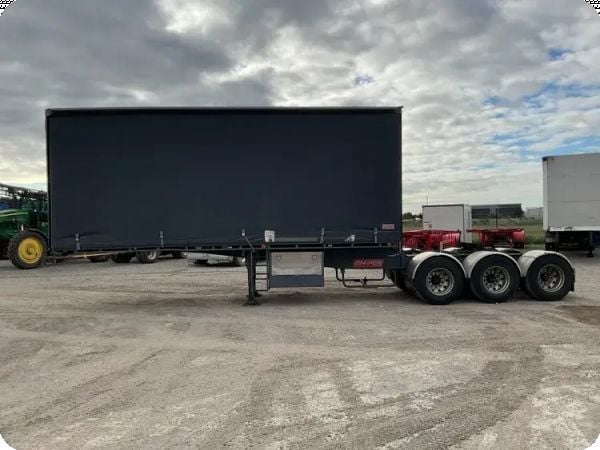 2017 Barker Heavy Duty Triaxle Curtainsider A Trailer image