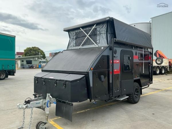2023 Jasmine OES Redstone FUQI-D2D Single Axle Pop Top Caravan image