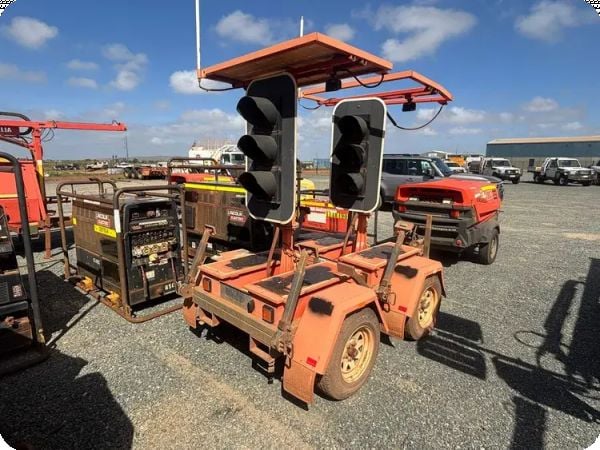 2017 Bartco Solar Traffic Lights Single Axle Trailer image