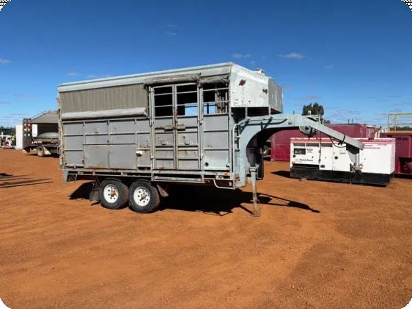 2008 BJ Welding Works Dual Axle Gooseneck image
