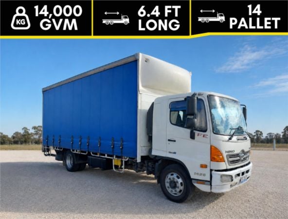 2011 HINO 500 Series Curtainsider FE1426 image