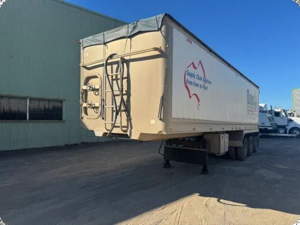 2017 Lusty GLT Tri-Axle B Double Tipping Trailers A+B Combination image