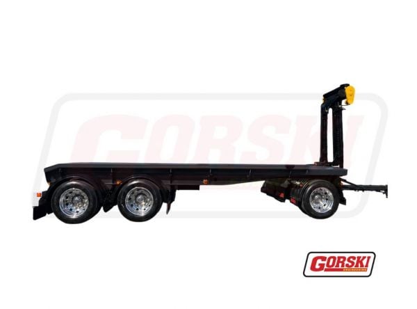 Gorski 3 Axle Hook Lift Trailer New - QT-DT3-HOOK TRAILER image