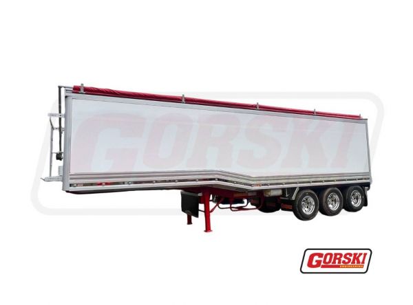 Gorski 3 Axle Semi Tipping Trailer Aluminium Drop Deck Grain Spec Road Train Rated New - AL-ST3-RT-G image