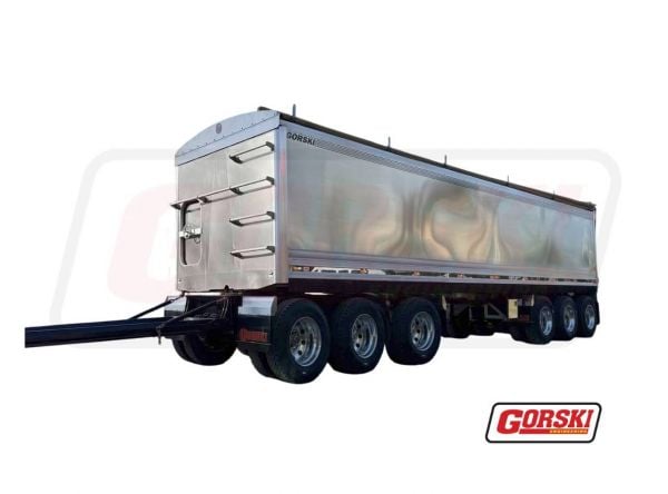 Gorski 6 Axle Dog Tipping Trailer Grain Spec Aluminium New - AL-DT6-GS image