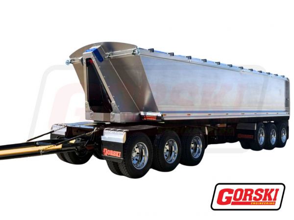Gorski 6 Axle Dog Tipping Trailer Aluminium New - AL-DT6 image