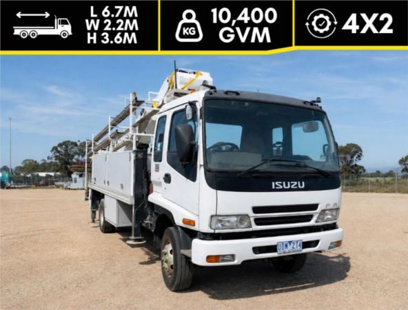 2006 Isuzu F Series Truck Mounted Cherry Picker FRR image