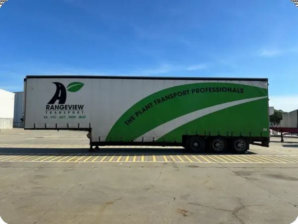 2014 Vawdrey VB-S3 Tri-Axle Drop Deck Refrigerated Curtainside B Trailer With Mezzanine image