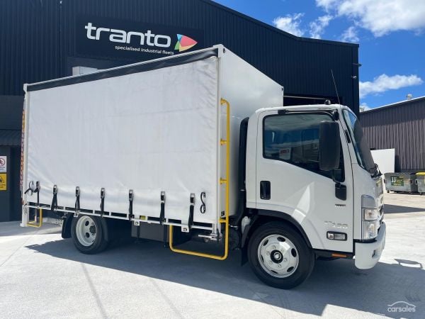 2026 Isuzu N Series NQR 88/80-190 AM D34 Tranto Curtainsider Rear Loader image