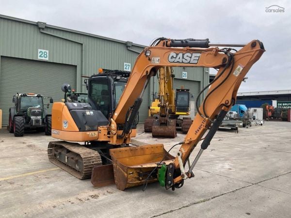 2016 CASE CX80C Excavator Steel Tracked image