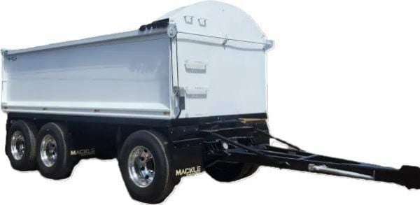 NEW MACKLE 3-AXLE 45ton SpEC HARDOX BODY DOG TRAILER image