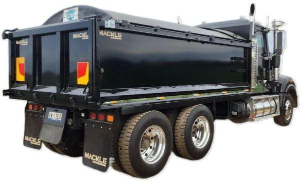 NEW MACKLE HEAVY RIGID TIPPER BODY, ELECTRIC TARP AND TOWBAR FITTED (Change over) image