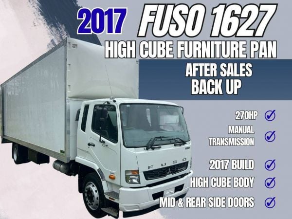 2017 Fuso 1627 High Cube Furniture Pan image