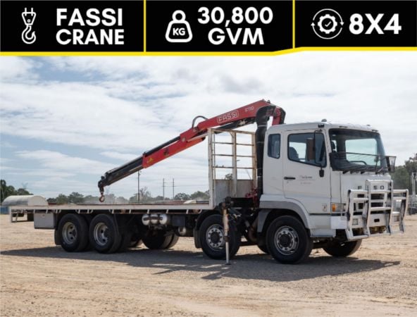2009 Mitsubishi FS 8X4 Cab Chassis FS52JS image