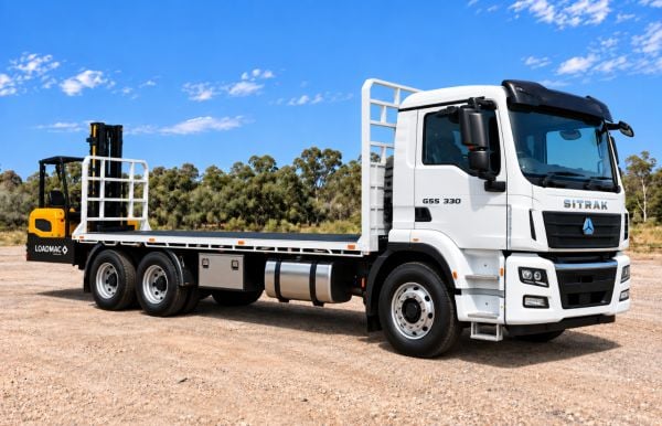 2026 Sitrak G5S 6X4 (Euro 6) + LOADMAC 225 Ultra (2.5T) + 8 Metre Steel Tray image